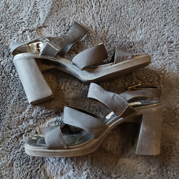 GUC Classified strappy comfy Chunky heels Black - Picture 3 of 6